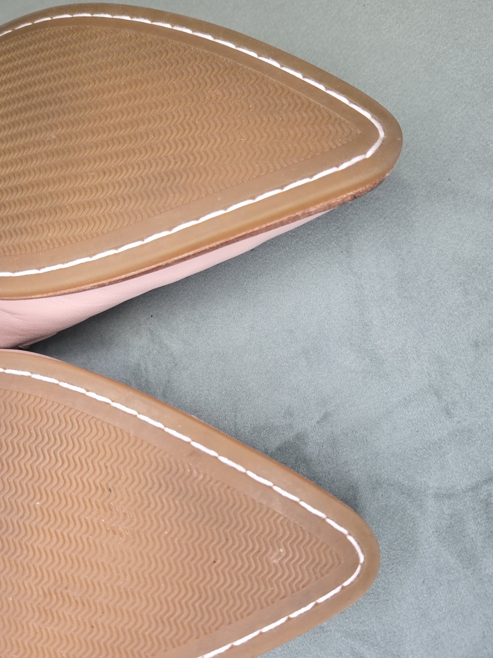 Sperry Saybrook Slingback Pearl Pink Leather Flats 9 - Picture 9 of 14